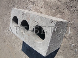 Блок бетонный пустотелый (стеновой керамзитобетонный блок)